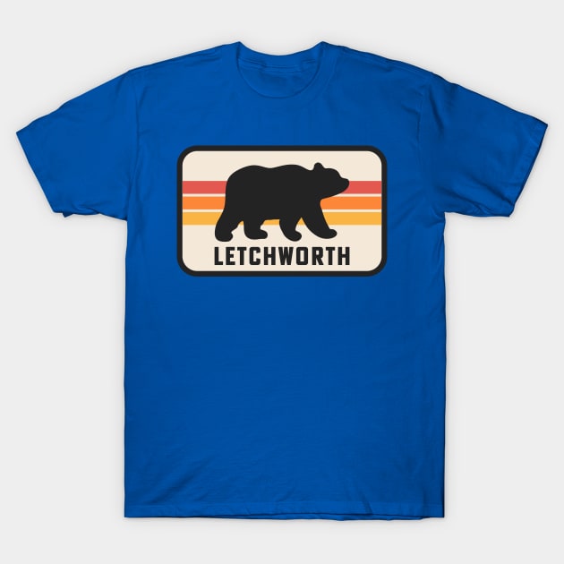 Letchworth State Park Camping Hiking Waterfalls New York T-Shirt by PodDesignShop